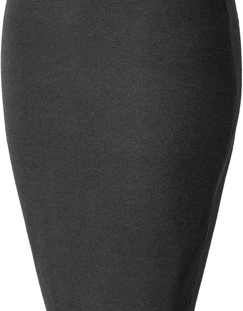 Load image into Gallery viewer, Women'S Elastic Waist Stretch Bodycon Midi Pencil Skirt
